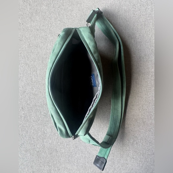 Open Story Anti Theft Green Crossbody Fanny Pack Travel Bag - Picture 5 of 8